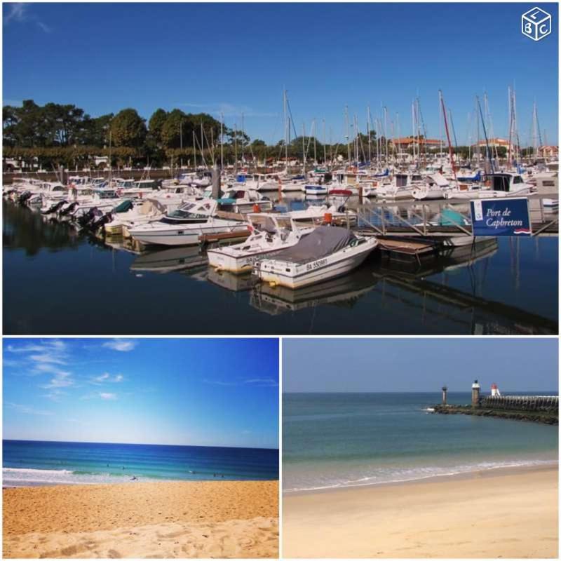 Studio Cap Sud Capbreton Proche Plage Buitenkant foto